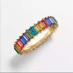 Rainbow Bar Ring